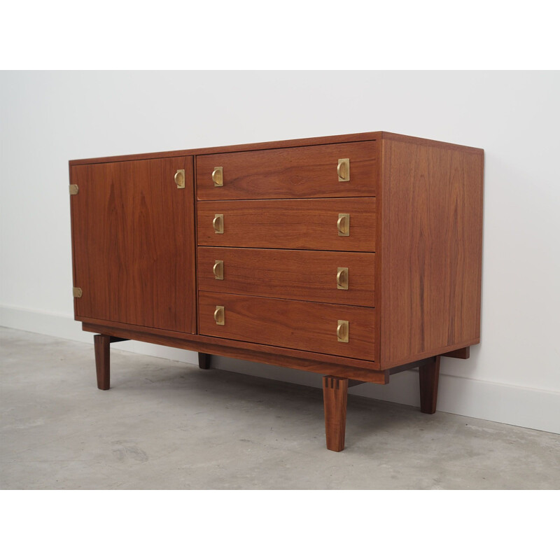 Teak vintage chest of drawers by Peter Løvig Nielsen, Denmark 1970s