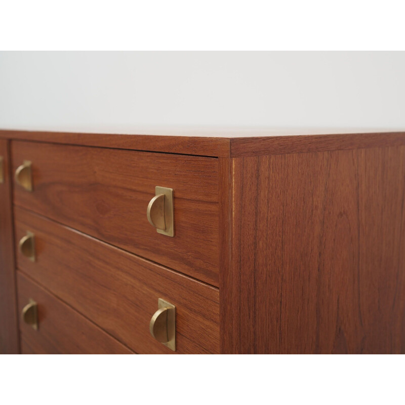 Teak vintage chest of drawers by Peter Løvig Nielsen, Denmark 1970s