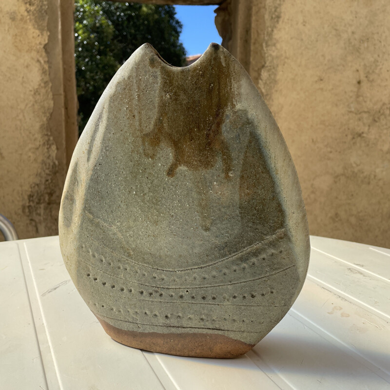 Vintage ceramic design lens vase by Pat and Jo Rowland, 1960