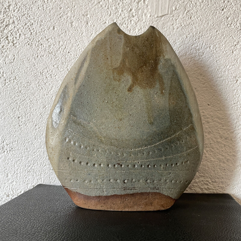 Vintage ceramic design lens vase by Pat and Jo Rowland, 1960