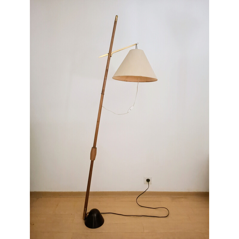 Vintage floor lamp by Julius Theodor Kalmar, 1950