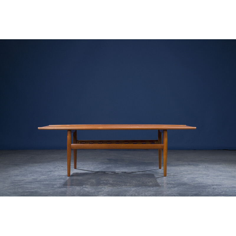 Teak vintage coffee table by Grete Jalk for Glostrup, 1960s