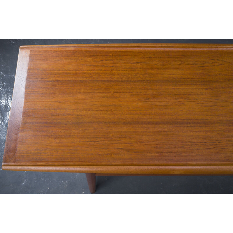 Teak vintage coffee table by Grete Jalk for Glostrup, 1960s