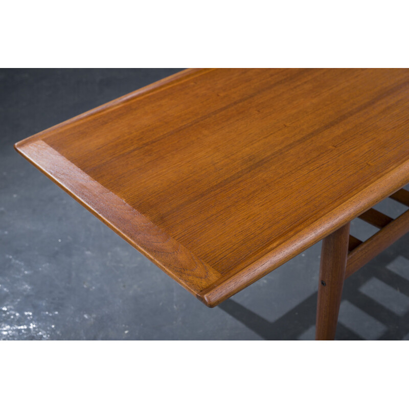 Teak vintage coffee table by Grete Jalk for Glostrup, 1960s