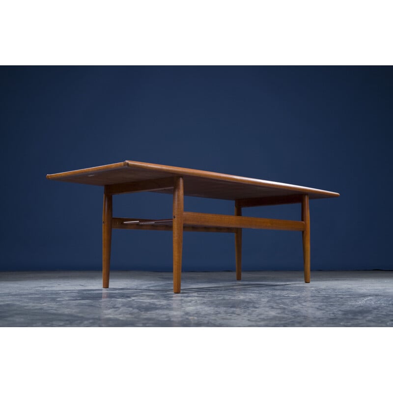 Teak vintage coffee table by Grete Jalk for Glostrup, 1960s