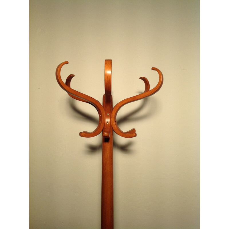 Baumann "Perroquet" coat rack in wood - 1960s