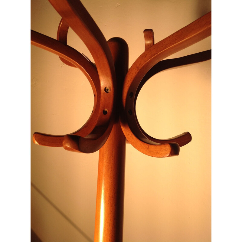 Baumann "Perroquet" coat rack in wood - 1960s