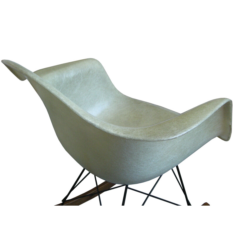 Vintage schommelstoel van Eames voor Zenith Plastics, 1950