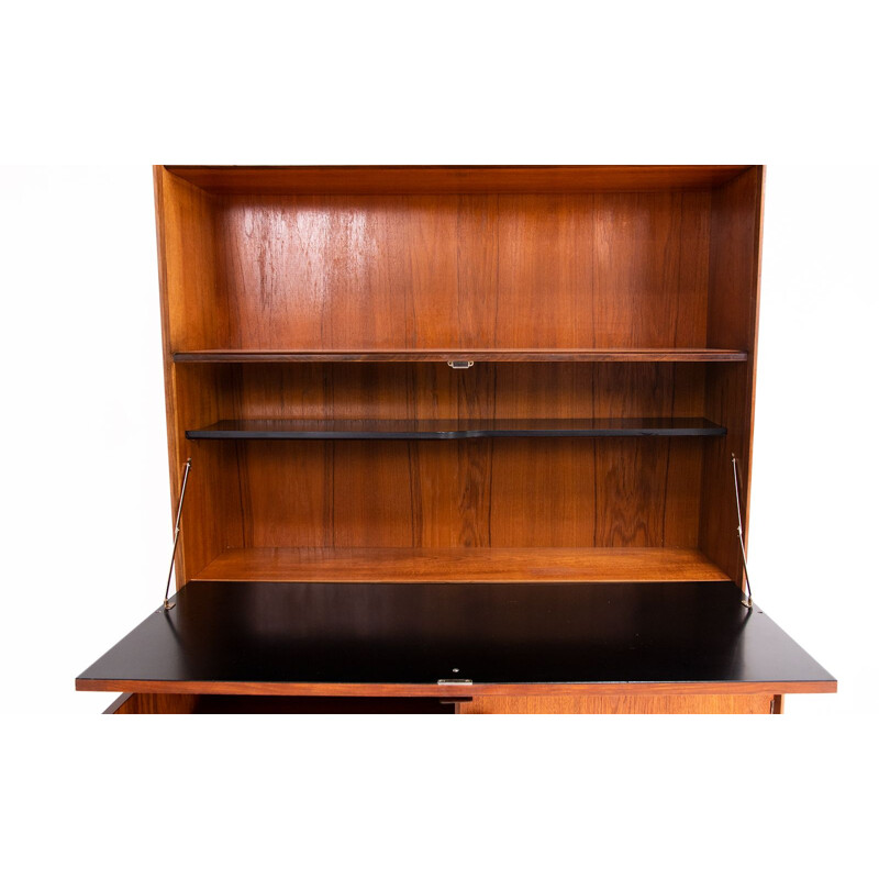 Danish teak vintage wall unit by Ib Kofod Larsen for G Plan, 1960s