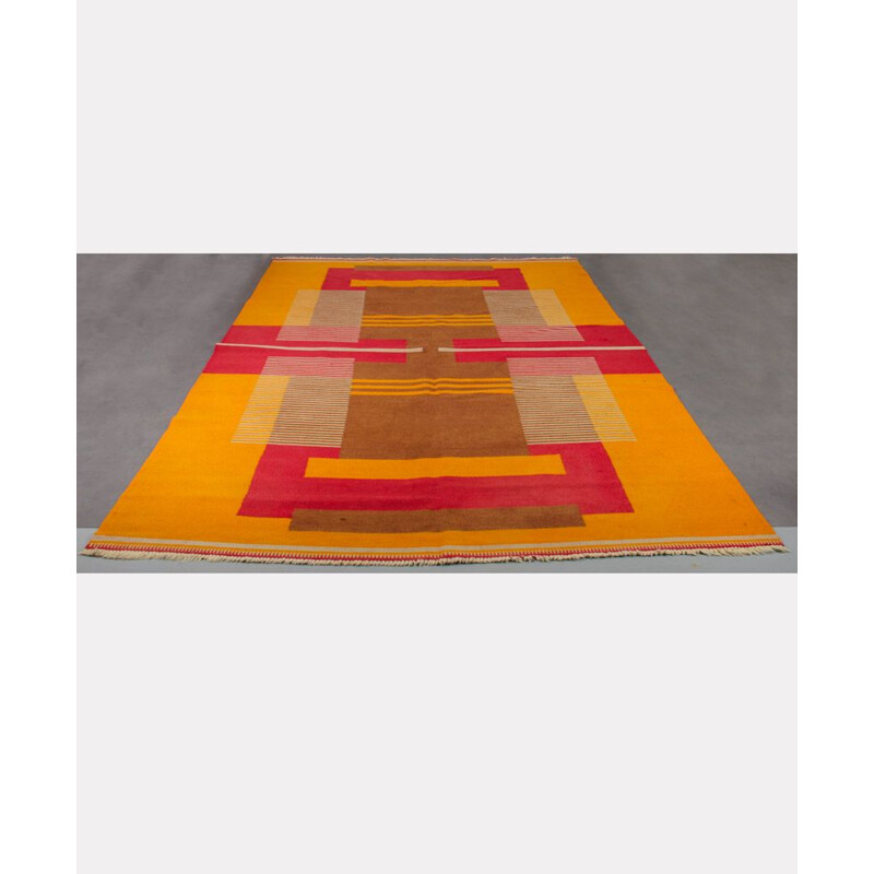 Vintage wool rug by Antonin Kybal, 1948