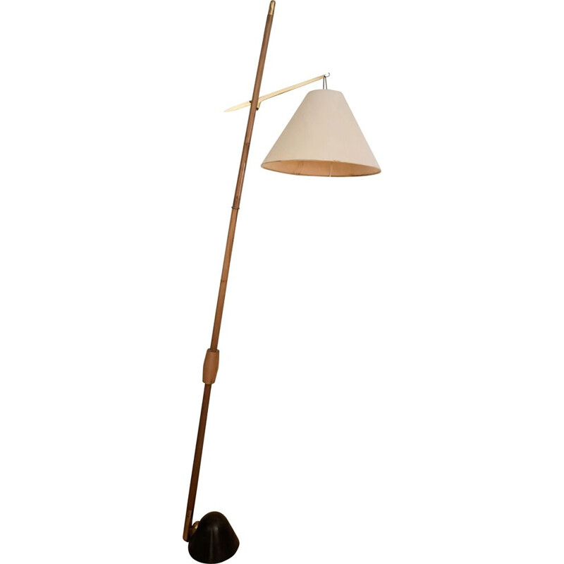 Vintage floor lamp by Julius Theodor Kalmar, 1950