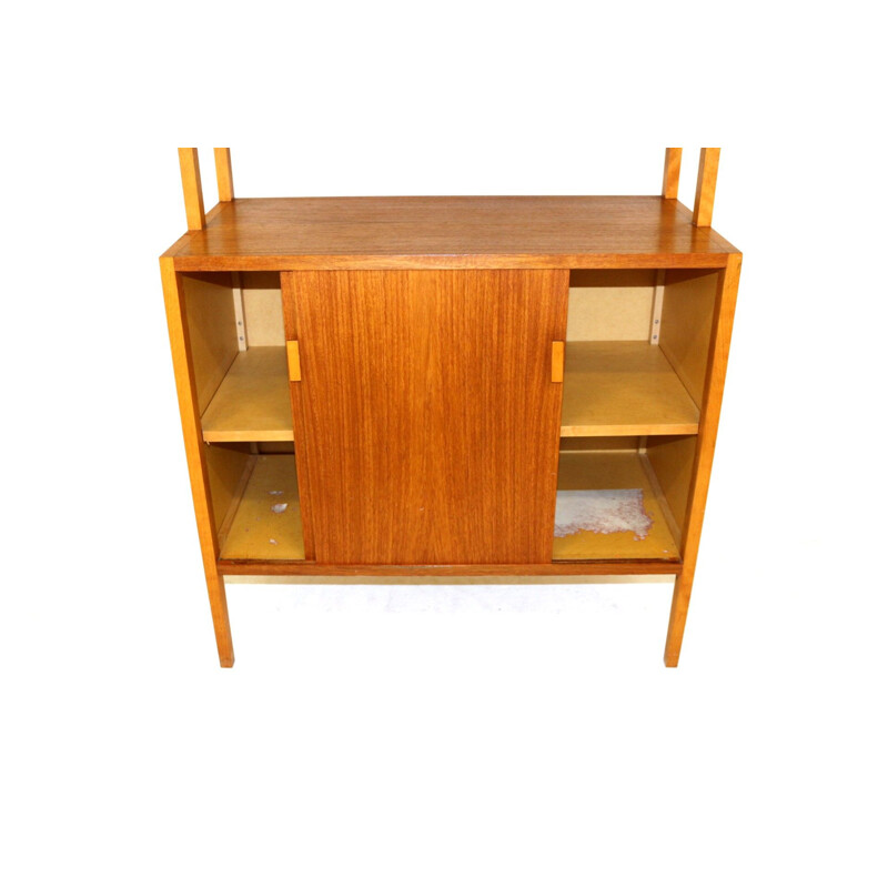 Secrétaire scandinave vintage en teck, Suède 1960