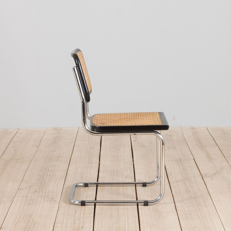 Mid century black Cesca chair by M. Breuer, 1920s