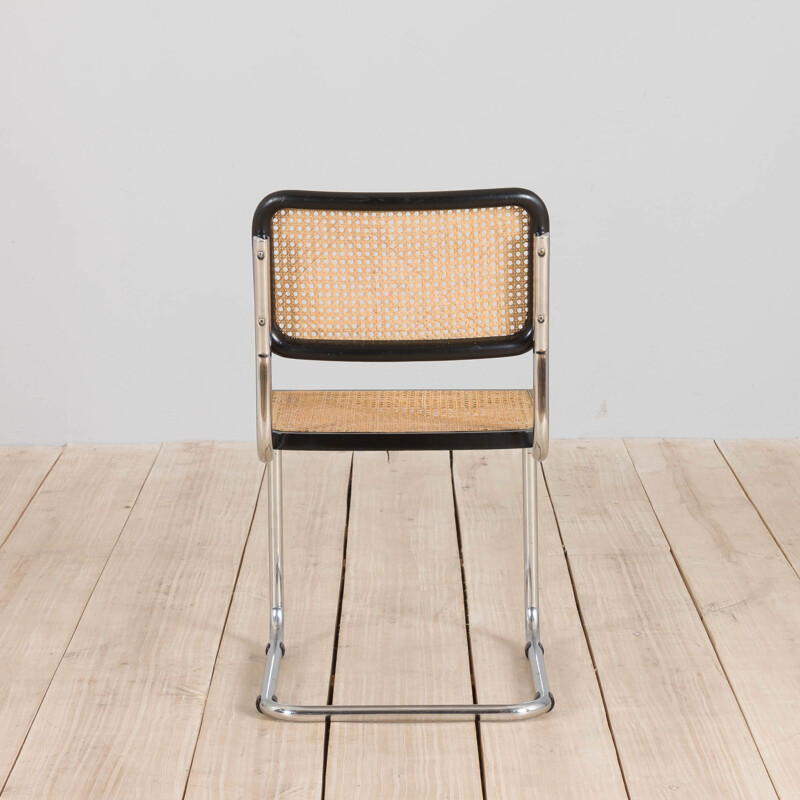 Mid century black Cesca chair by M. Breuer, 1920s