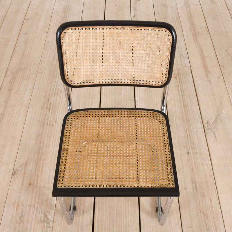 Mid century black Cesca chair by M. Breuer, 1920s