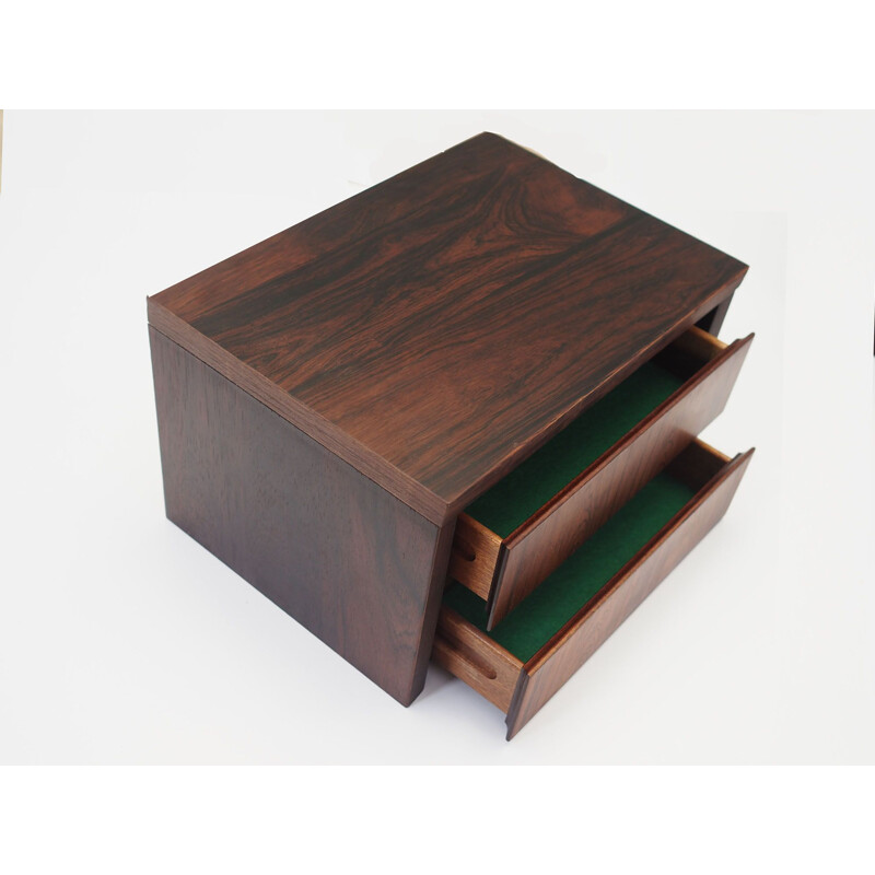 Set of two rosewood wall units danish design, Denmark 1960s