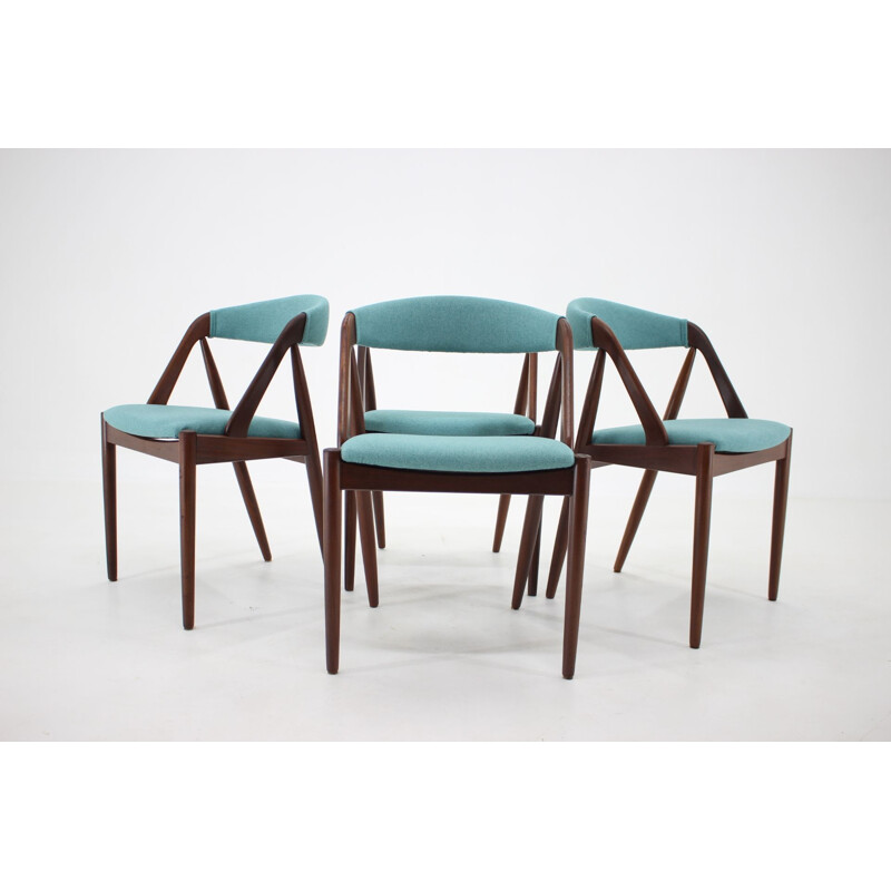 Set of 4 vintage teak chairs model 31 by Kai Kristiansen for Shou Andersen, Denmark 1960