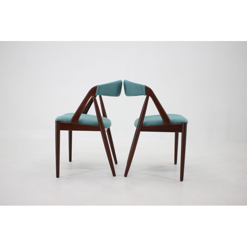 Set of 4 vintage teak chairs model 31 by Kai Kristiansen for Shou Andersen, Denmark 1960