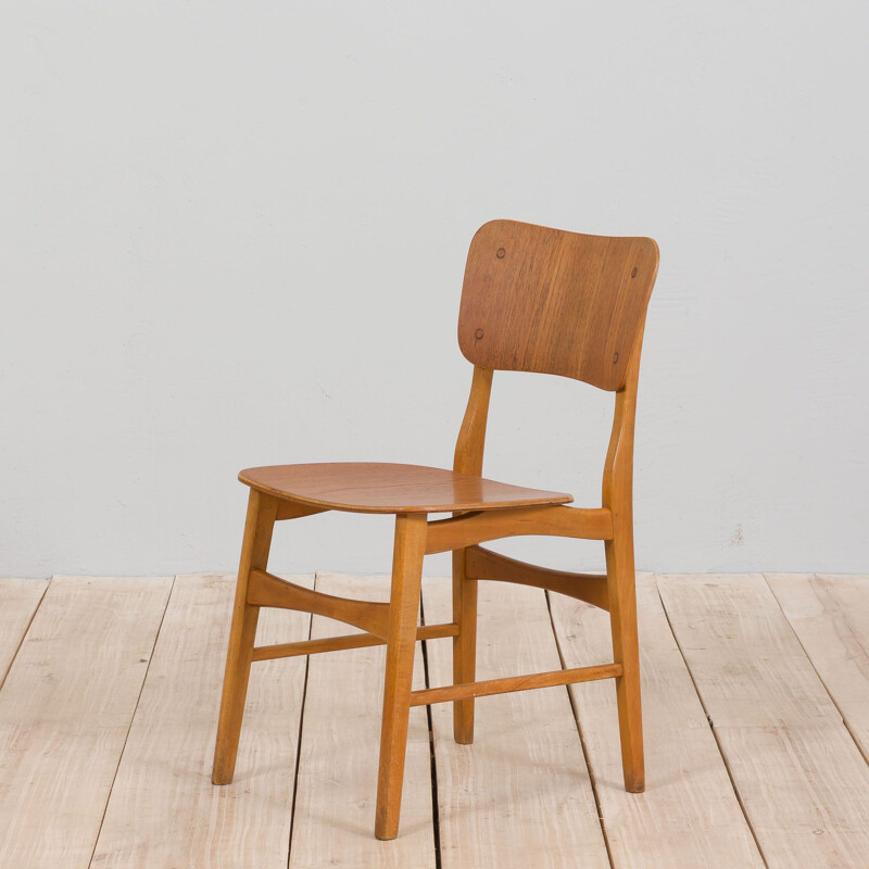 Danish mid-century modern teak desk chair, 1960s