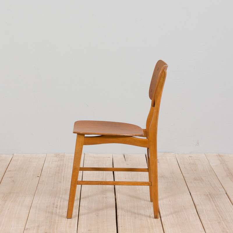 Danish mid-century modern teak desk chair, 1960s