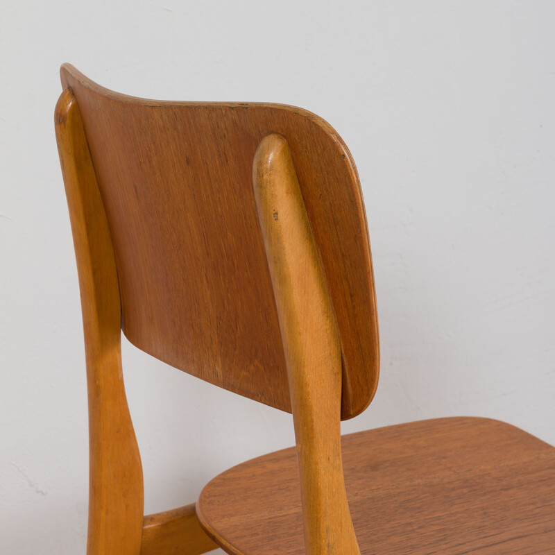 Danish mid-century modern teak desk chair, 1960s