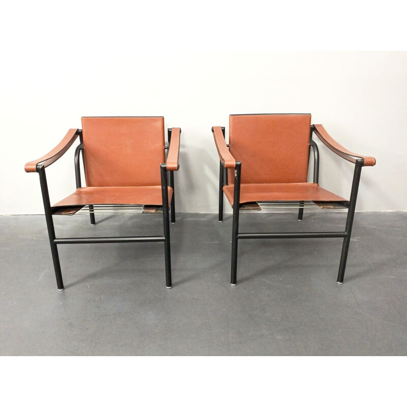 Vintage LC1 fauteuil van Le Corbusier, Pierre Jeanneret en Charlotte Perriand voor Cassina, Italië 1970