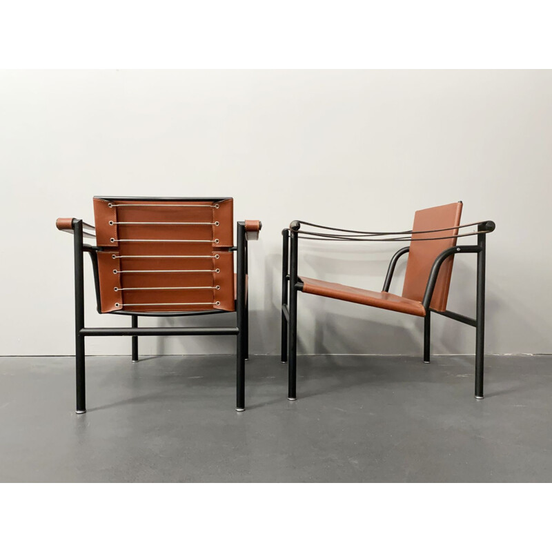 Vintage LC1 fauteuil van Le Corbusier, Pierre Jeanneret en Charlotte Perriand voor Cassina, Italië 1970