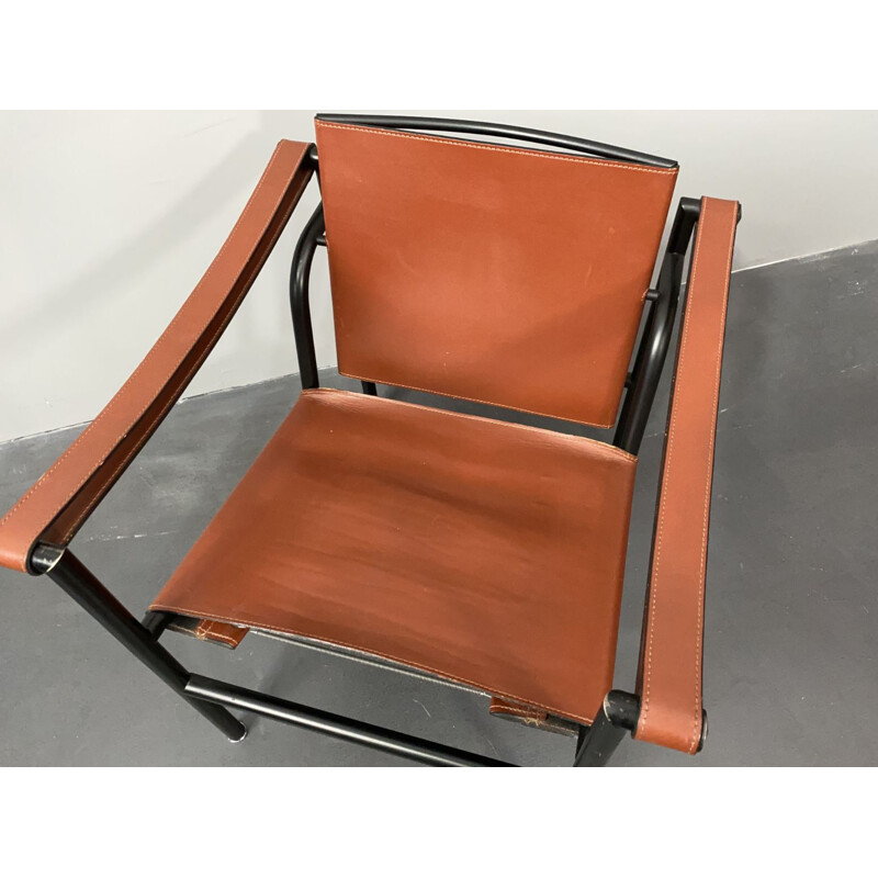 Vintage LC1 armchair by Le Corbusier, Pierre Jeanneret and Charlotte Perriand for Cassina, Italy 1970s