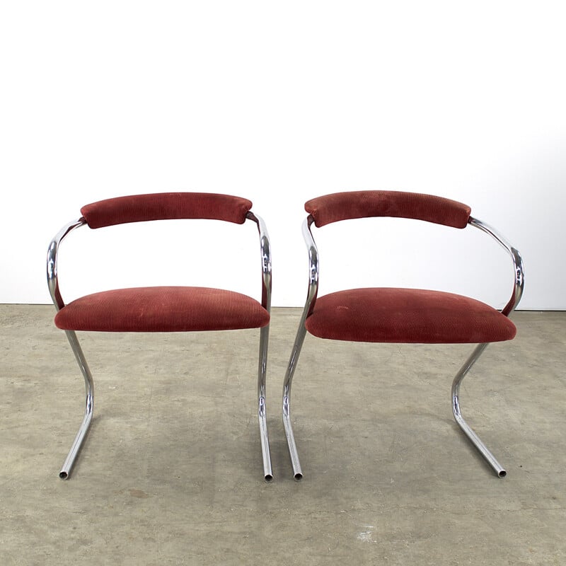 Pair of Lammhulst Z-frame chairs - 1970s