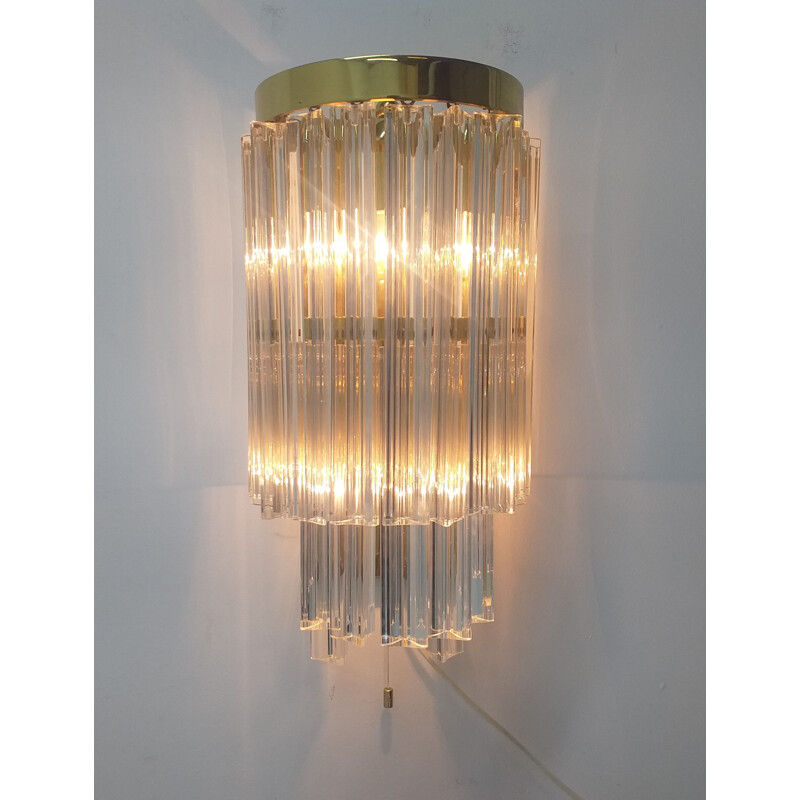 Pair of mid-century wall lamps by Kalmar, Austria 1970s