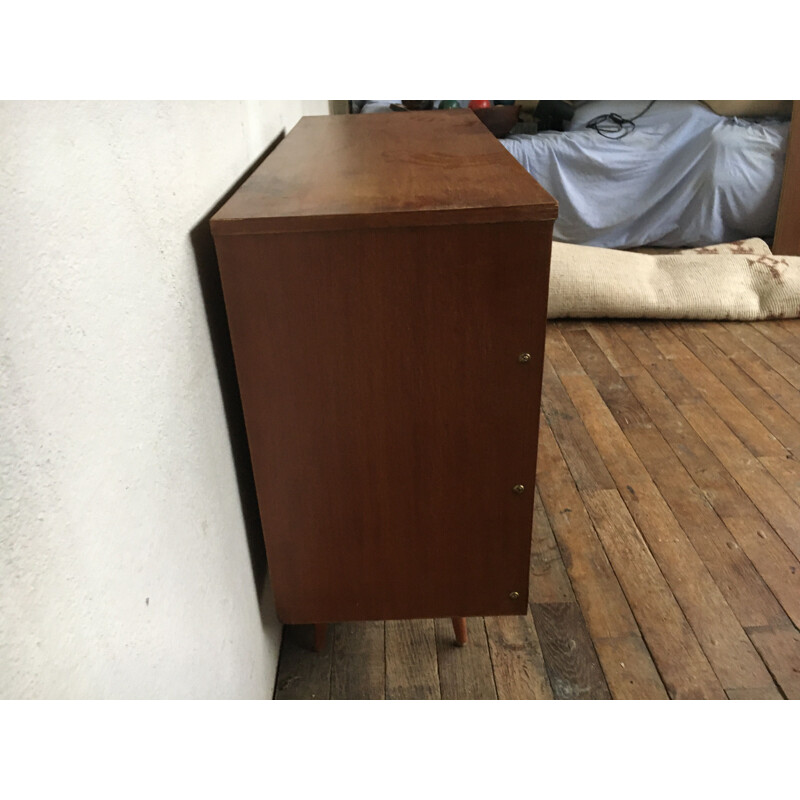 Vintage single colour chest of drawers, 1950