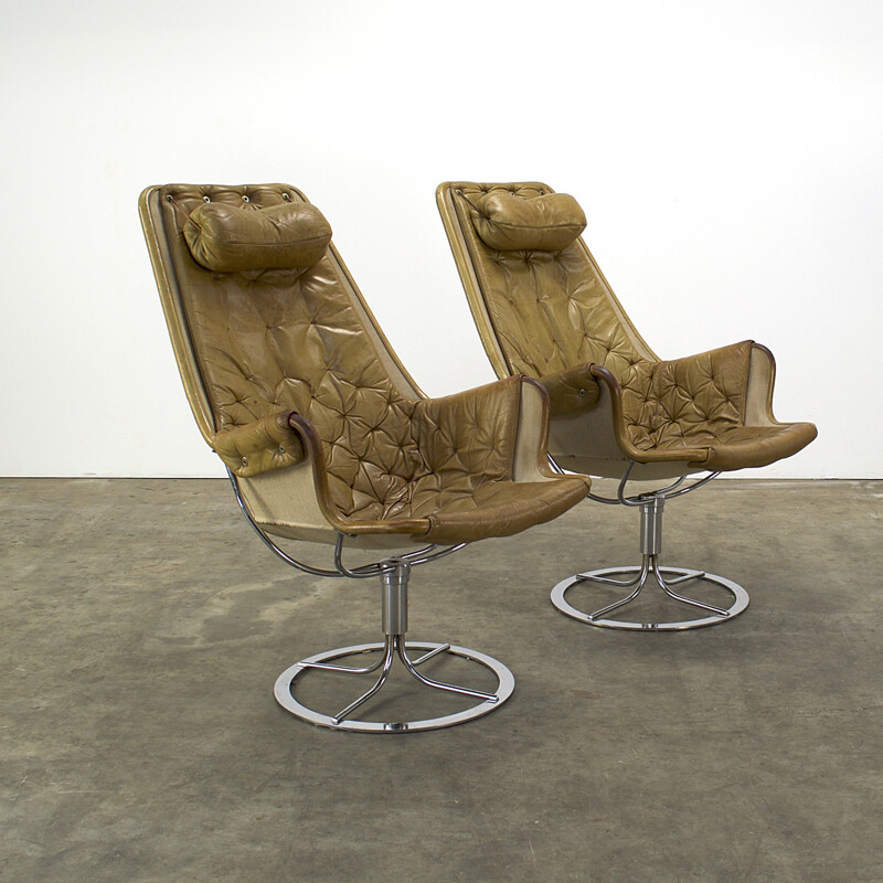 Pair of "Jetson" armchairs, Bruno MATHSSON - 1960s