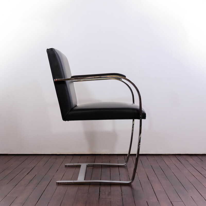 Pair of vintage Brno armchairs by L. Mies van der Rohe for the Tugendhat House in Brno, 1930s