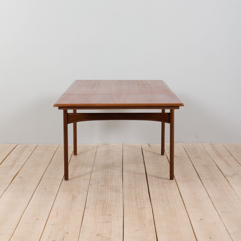 Table extensible vintage en teck de Johannes Andersen pour Uldum Møbelfabrik, Danemark 1960