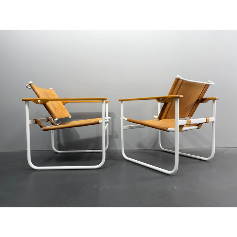 Poltrona vintage modello S 75 di Waldemar Rothe per Thonet, 1982