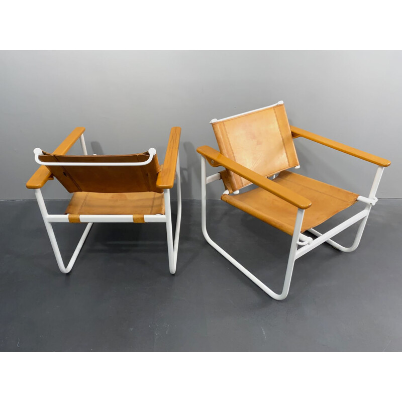 Poltrona vintage modello S 75 di Waldemar Rothe per Thonet, 1982