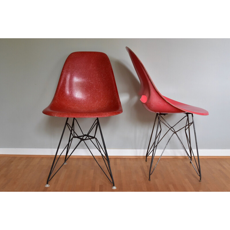 Vintage fibreglass chair by Miroslav Navratil for Vertex, Czechoslovakia 1959s