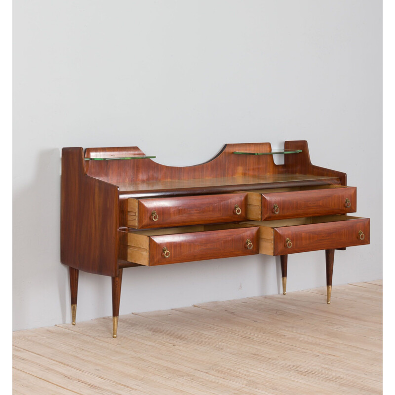 Mid-century italian credenza in walnut by Paolo Buffa, 1950s