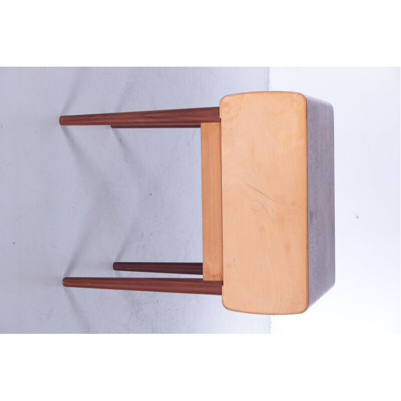 Danish vintage night stand by Johannes Andersen for c.f.Silkeborg, 1960