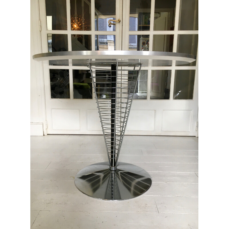 Vintage Wire cone side table by Verner Panton for Fritz Hansen, 1989