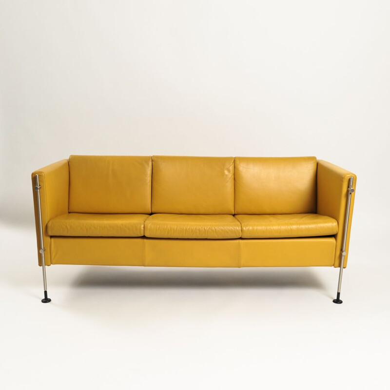 Slender vintage sofa by Burghardt Voghterr for Arflex, Italy 1980s