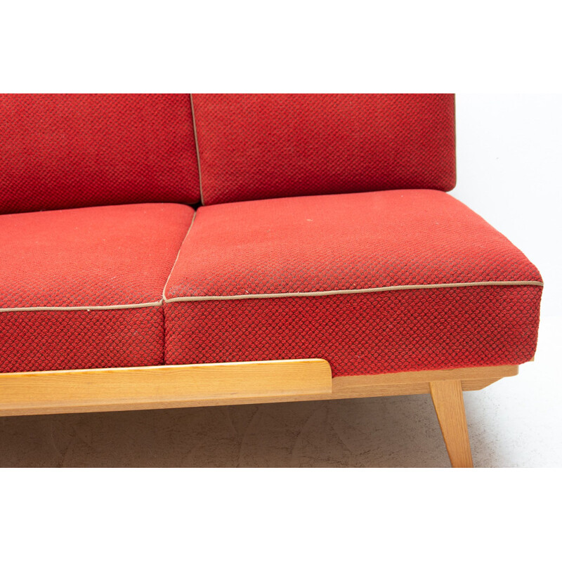 Mid century folding sofabed, Czechoslovakia 1960s