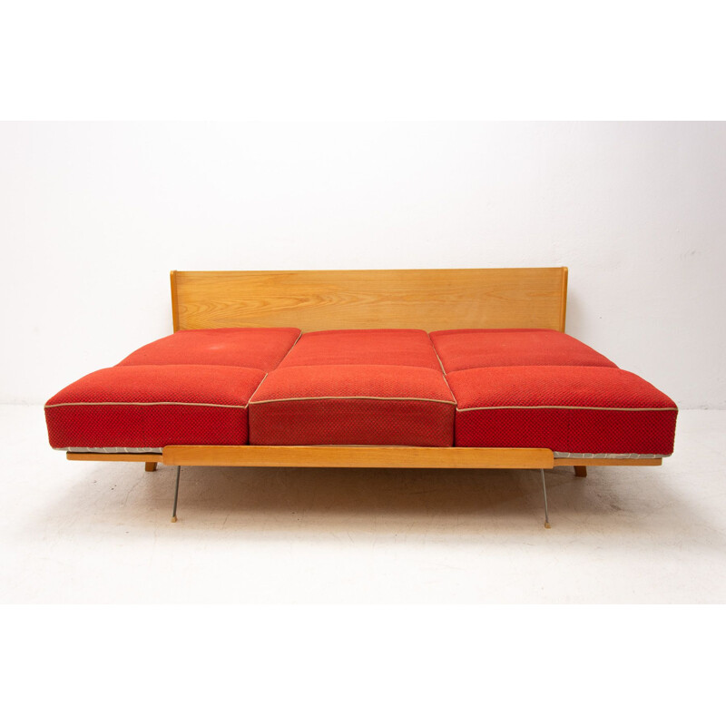 Vintage Klappsofa, Tschechoslowakei 1960