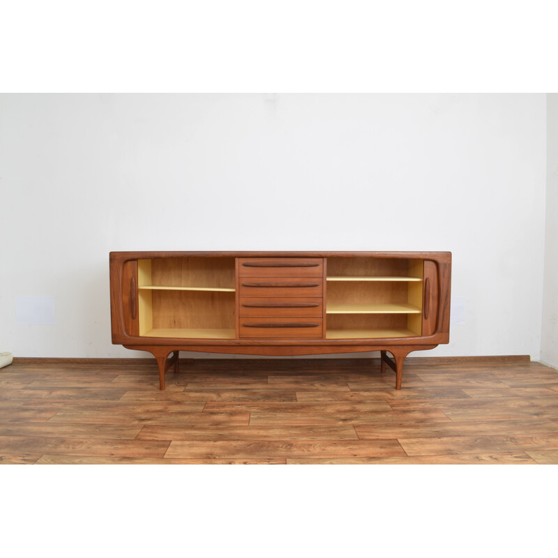 Enfilade danois vintage en teck par Johannes Andersen pour Silkeborg, 1960