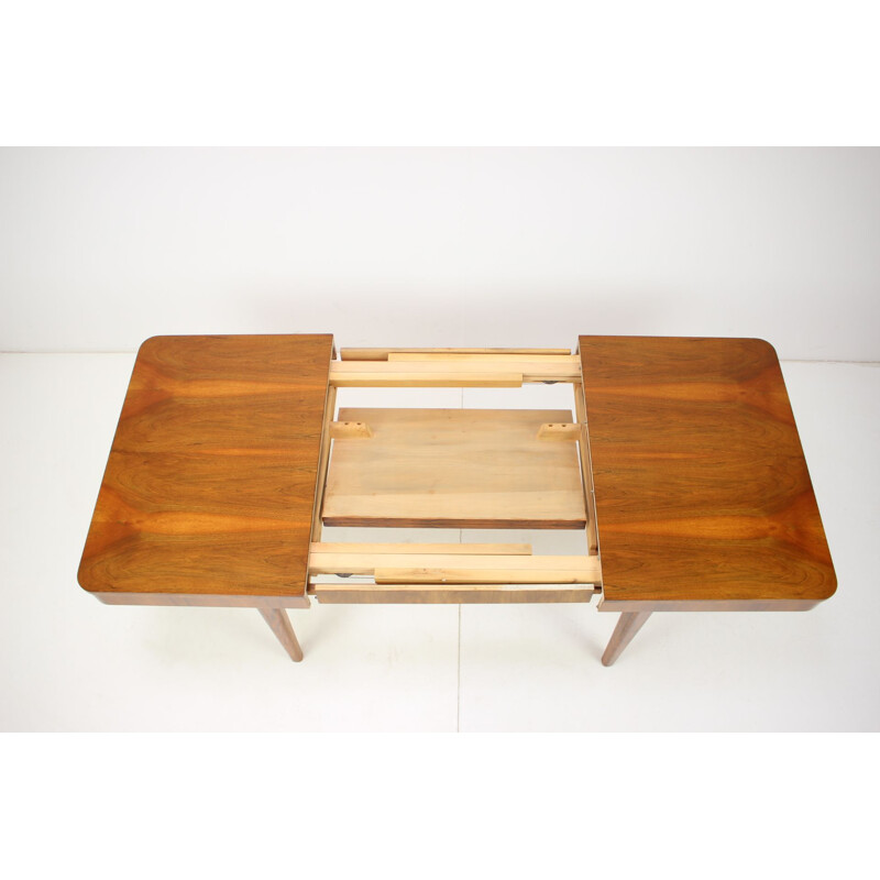 Mid-century extendable dining table by Jindřich Halabala for UP Závody, Czechoslovakia 1957