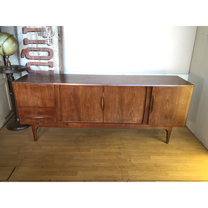 Scandinavian Samcom vintage teak sideboard by Andersen, 1960