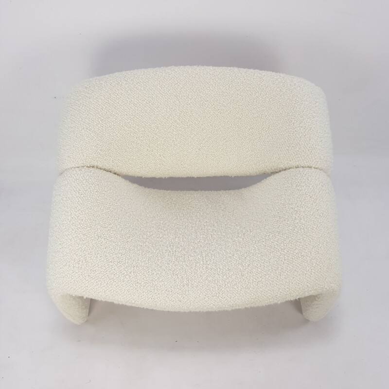 Vintage F598 Groovy armchair by Pierre Paulin for Artifort, 1980s