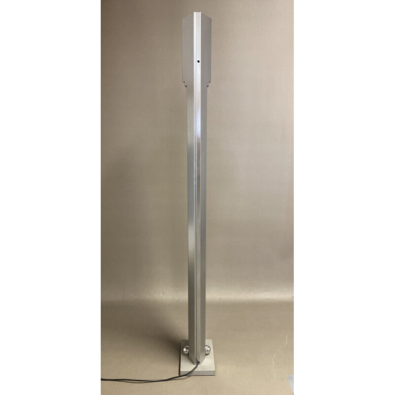 Kazuhide Takahama vintage totem floor lamp in stainless steel