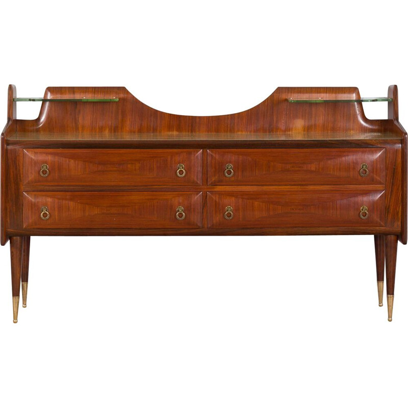 Mid-century italian credenza in walnut by Paolo Buffa, 1950s