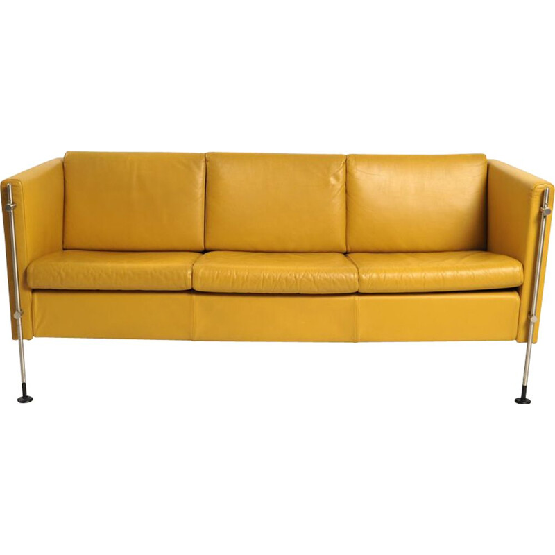 Slender vintage sofa by Burghardt Voghterr for Arflex, Italy 1980s